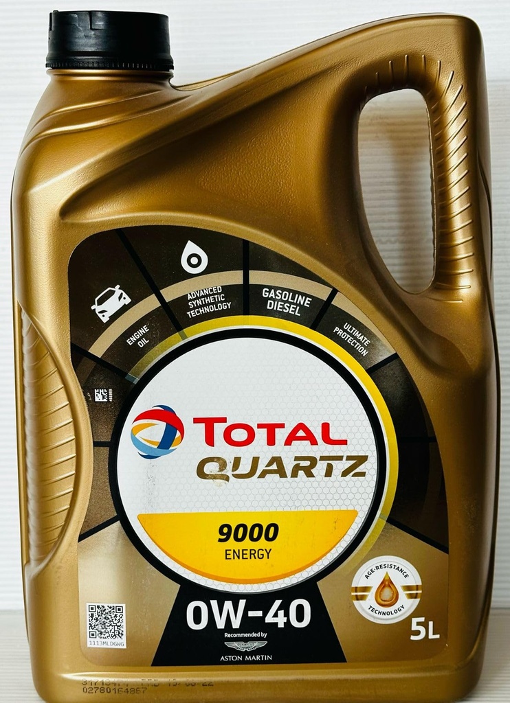 ENGINE OIL 4L 0W40 A3/B4 QUARTZ 9000 TOTAL
