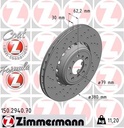 FRONT DISC LH ZIMMERMANN BMW
