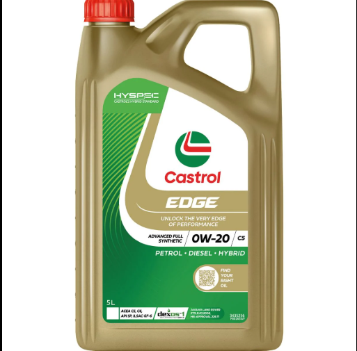 ENGINE OIL 5L 0W20 EDGE C5 CASTROL