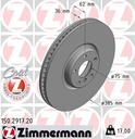 BRAKE DISC FRONT LH 385MM ZIMMERMANN BMW