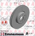 FRONT DISC LH ZIMMERMANN BMW