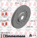 BRAKE DISC FRONT LH 390MM ZIMMERMANN PORSCHE