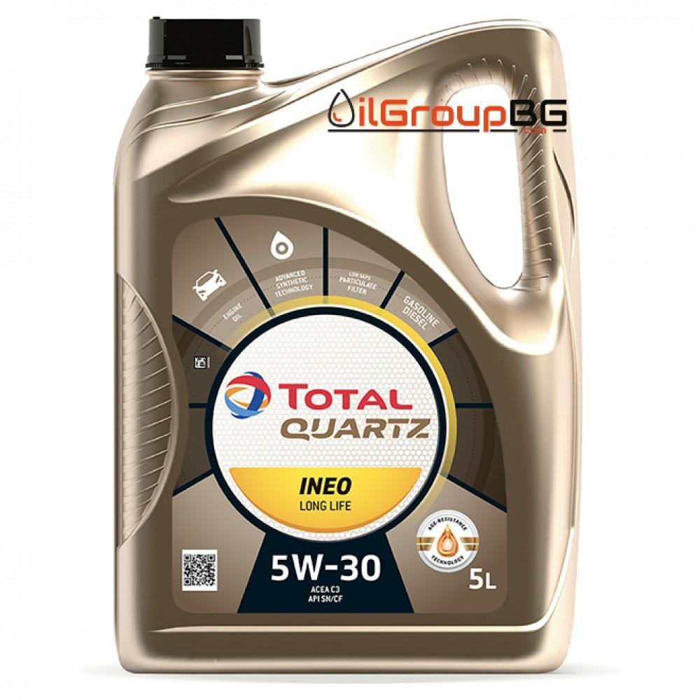 ENGINE OIL 5L 5W30 QUARTZ INEO LONG LIFE TOTAL