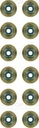 VALVE STEM SEAL SET EXHAUST VICTOR REINZ BMW