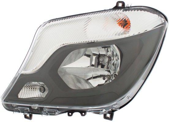 HEADLIGHT LH HELLA MERC