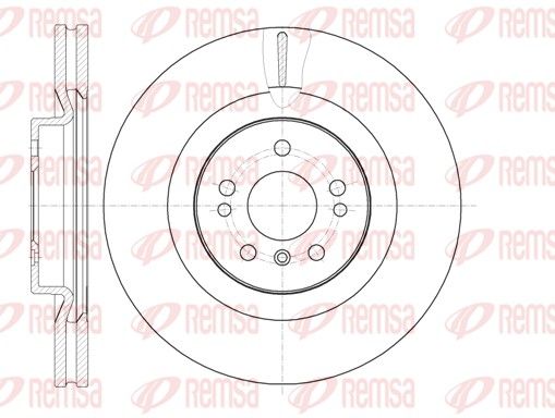 FRONT DISC 350MM REMSA MERC