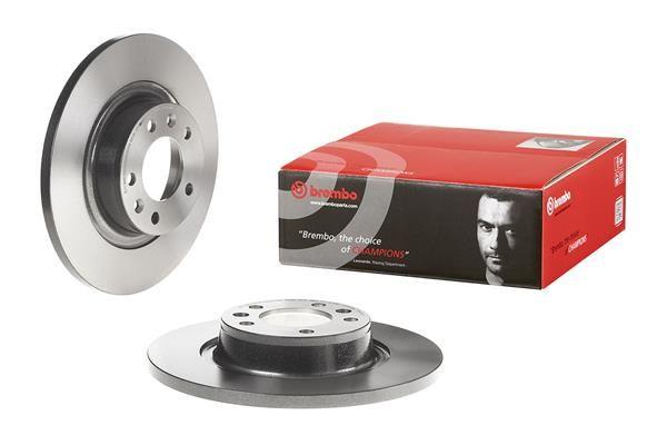 BRAKE DISC REAR 290MM BREMBO PSA FIAT