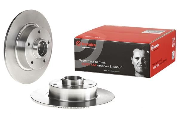 REAR DISC 260MM BREMBO RENAULT