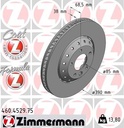 FRONT DISC RH 390MM ZIMMERMANN PORSCHE