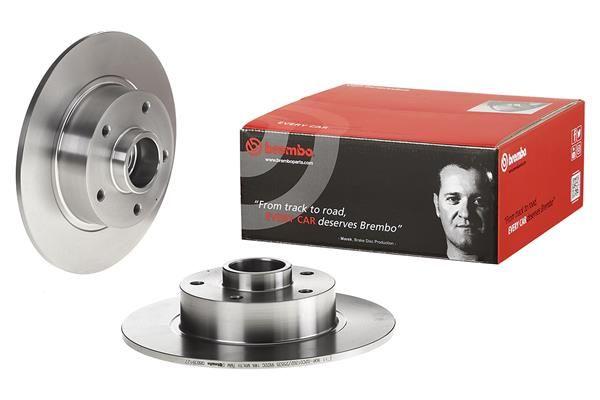 BRAKE DISC REAR 260MM BREMBO RENAULT (WITH HUB)