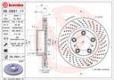 FRONT DISC 330MM RH XDRILLED BREMBO PORSCHE