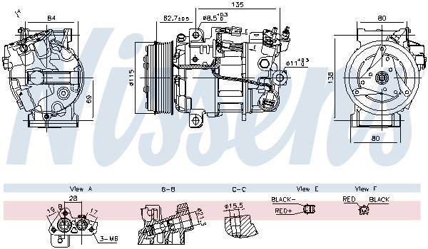A/C COMPRESSOR NISSENS RENAULT
