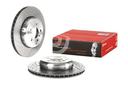 BRAKE DISC REAR 345MM BREMBO BMW (CROSS DRILLED)