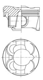 PISTON ASSY STD KS BMW PSA
