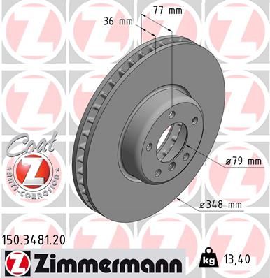 FRONT DISC ZIMMERMANN BMW