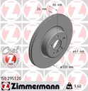 FRONT DISC ZIMMERMANN BMW [1-PIECE]