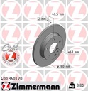 FRONT DISC ZIMMERMANN MERC
