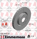 FRONT DISC ZIMMERMANN MERC