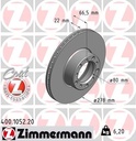 FRONT DISC ZIMMERMANN MERC