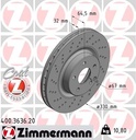 FRONT DISC ZIMMERMANN MERC CROSS DRILLED