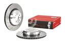 BRAKE DISC REAR LH 370MM BREMBO BMW (CROSS DRILLED)