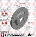 REAR DISC LH ZIMMERMANN BMW