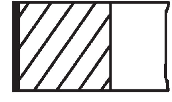 PISTON RING SET STD MAHLE BMW