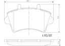 BRAKE PADS FRONT BREMBO CERAMIC RENAULT