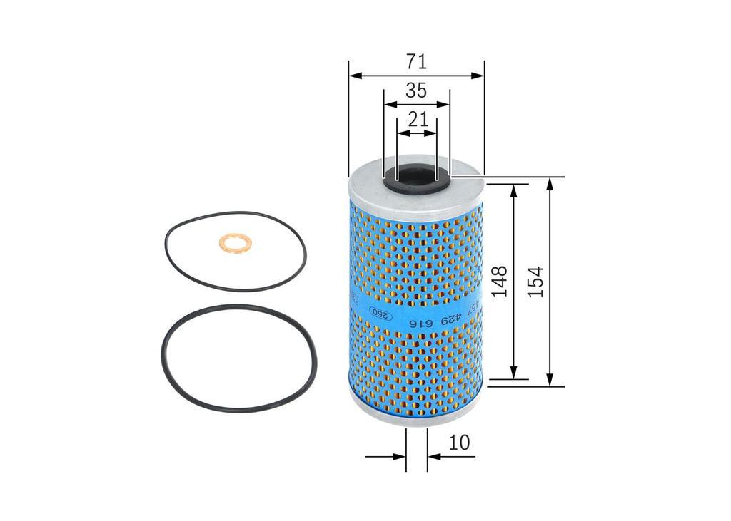 OIL FILTER BOSCH MERC