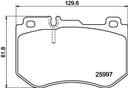 BRAKE PADS FRONT PAGID MERC