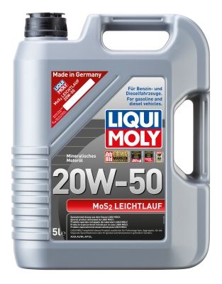 ENGINE OIL MOS02 5L LOW VIS 20W50 LIQUI MOLY