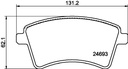 BRAKE PADS FRONT PAGID RENAULT