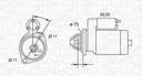 STARTER MOTOR MAGNETI MARELLI ALFA
