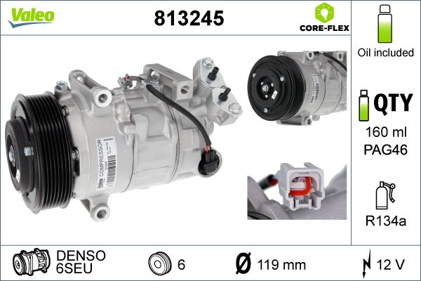 A/C COMPRESSOR VALEO RENAULT