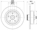 BRAKE DISC REAR 300MM PAGID RENAULT
