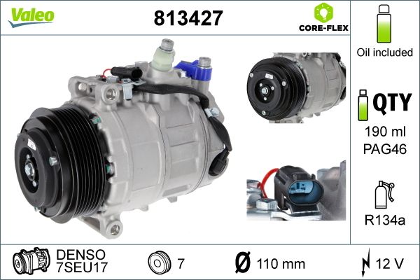 A/C COMPRSSOR VALEO MERC