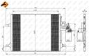 A/C CONDENSER NRF VOLVO