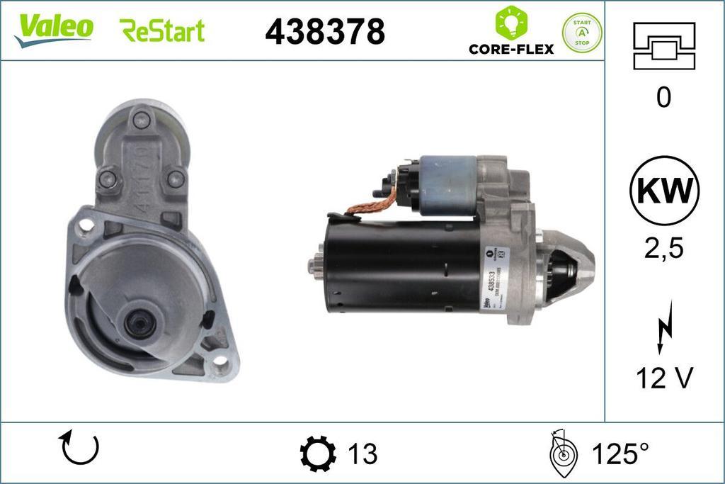 STARTER MOTOR VALEO MERC