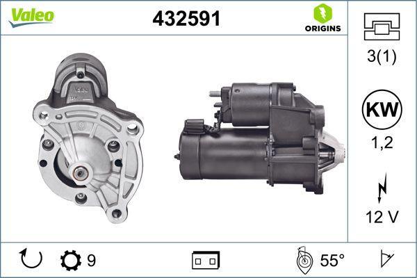 STARTER MOTOR VALEO PSA
