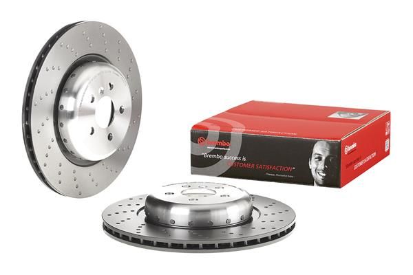 REAR DISC RH CROSS DRILLED BREMBO BMW