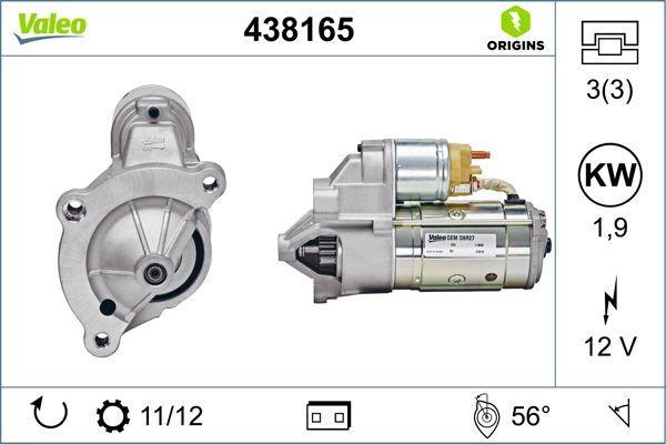 STARTER MOTOR VALEO PSA