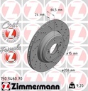REAR DISC RH ZIMMERMANN BMW