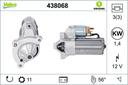 STARTER MOTOR VALEO PSA FIAT