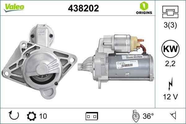 STARTER MOTOR VALEO RENAULT