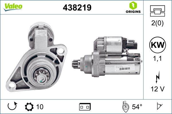STARTER MOTOR VALEO VAG