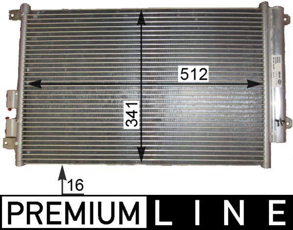 A/C CONDENSOR MAHLE ALFA