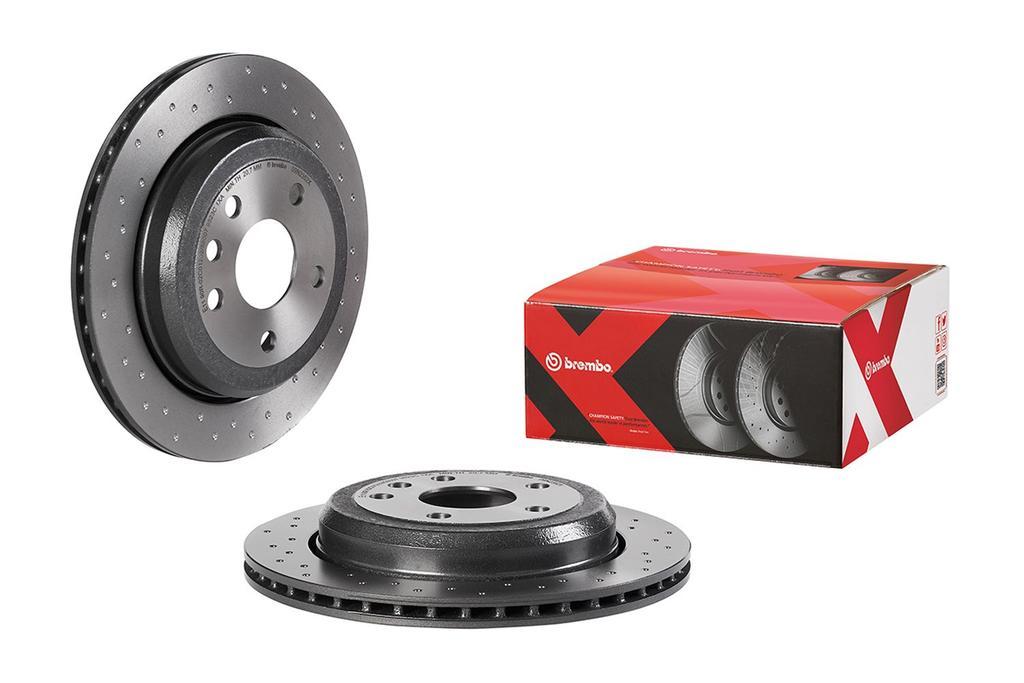 BRAKE DISC REAR 330MM BREMBO JEEP (CROSS DRILLED)