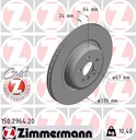 REAR DISC ZIMMERMANN BMW[1-PIECE]