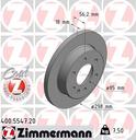 BRAKE DISC REAR 298MM ZIMMERMANN MERC