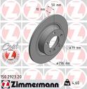 BRAKE DISC REAR 296MM ZIMMERMANN MINI
